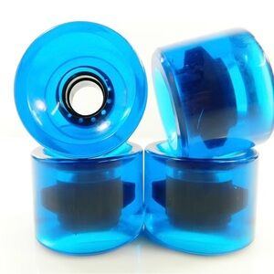 70mm Longboard Wheels Gel Blue